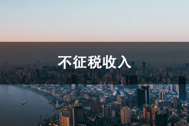 不征税收入